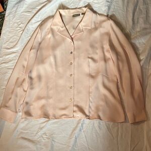 Nordstrom Light Pink Silk Shirt